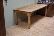 Antique Pine Country Farmhouse Table