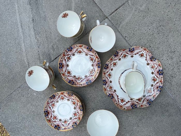 Royal Tara Carina Bone China 21 piece Tea Set -