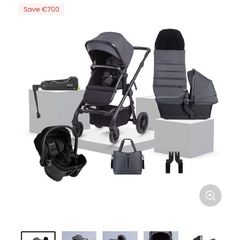 Silver Cross 9 piece buggy