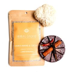 Lions Mane With Ceremonial Cacao Blend - 100 Grams. Brain Power Medicinal Formula. Magical Mushrooms.