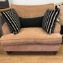 One-Seater Sofa + Footstool Image 2