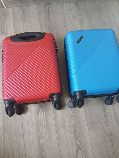 Suitcase 1  Blue & 1 Burgandy Colour