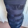 Cynthia Rowley size 16 black occasion dress with Spandex Image 2