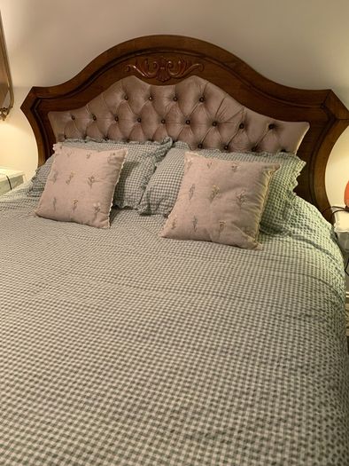 Superking size bed and mattress like new