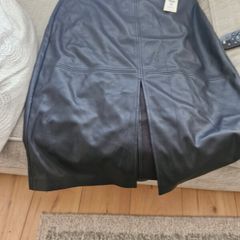 faux leather skirt