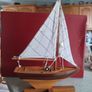 Wooden hand made boat Image 2