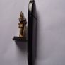Antique Victorian Black Lacquered Papier Mache Spectacle Case with Abalone Inlay Image 7