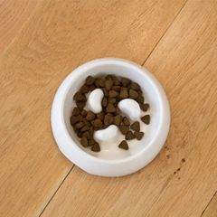 Water and Food Anti-slip bowl slow feeding melamine