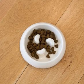 Water and Food Anti-slip bowl slow feeding melamine