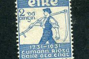 1931 Ireland Royal Dublin Society Bicentenary Commemorative Stamp Mint Never Hinged (MNH)