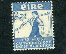 1931 Ireland Royal Dublin Society Bicentenary Commemorative Stamp Mint Never Hinged (MNH)
