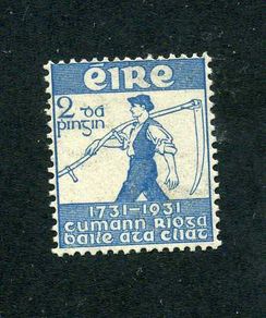 1931 Ireland Royal Dublin Society Bicentenary Commemorative Stamp Mint Never Hinged (MNH)