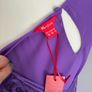 New Vibrant Silk Cocktail Dress Image 4