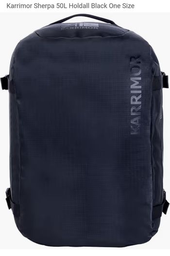 NEW Karrimor Sherpa 50 L Duffel Bag Backpack