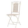 3 Piece Bistro Set Steel White Image 5