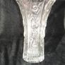 Elena Borgonovo Tall/Heavy Clear Glass Vase Italy 10 inches Image 7