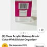 Brand New Soho New York Brush Cube With Dividers - RRP - 10.99 Image 9