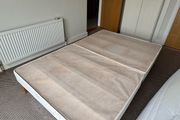 Double bed with mattress