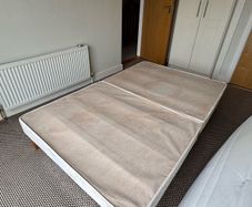 Double bed with mattress