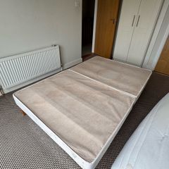 Double bed with mattress