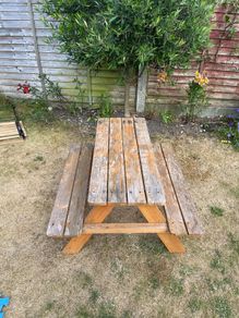 kids picnic bench