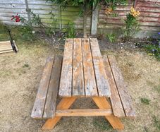 kids picnic bench