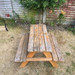 kids picnic bench