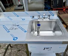 Staneless steel cabbinet sink unit complete