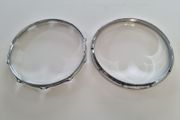 Ludwig twin channel die cast hoop and triple flange hoop 14" 10 hole lug ear