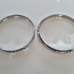 Ludwig twin channel die cast hoop and triple flange hoop 14" 10 hole lug ear