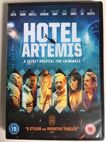 Hotel Artemis [2018] Jodie Foster, Sterling K. Brown, Sofia Boutella, Jeff Goldblum, Jenny Slate, Dave Bautista & Zachary Quinto [Movie DVD]