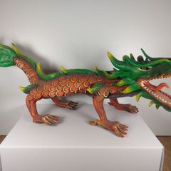 Large paper mache dragon