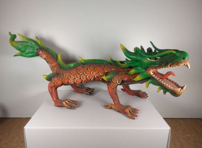 Large paper mache dragon