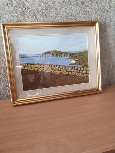 Vintage framed picture