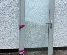 pvc, Back door