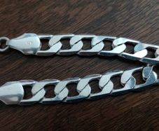 Heavy silver bracelet
