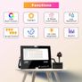 LED Floodlight 300W Equivalent 3000LM, Smart RGB Flood Lights Outdoor with APP Control, Colour Changing + Warm White, Timing - Scene - Garden Lighting, IP66, UK Plug (FREE POSTAGE) Image 5