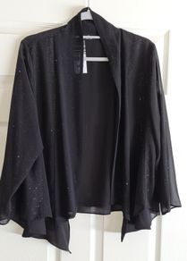 Wallis Sparkle Waterfall Jacket . Size 18. New