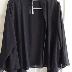 Wallis Sparkle Waterfall Jacket . Size 18. New