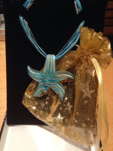 Glass Pendant Necklace