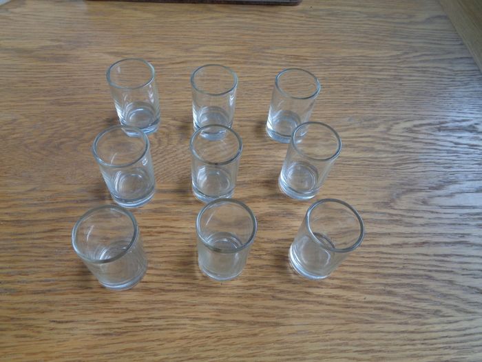 Shot Glasses x 9 for Sale