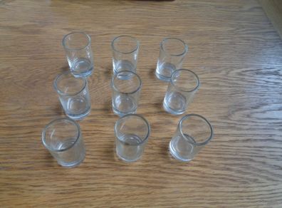 Shot Glasses x 9 for Sale