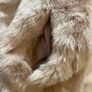 Gharani Strok Faux Fur Jacket - Size 14 - Beige/Nude - New - Soft Teddy Coat Image 9