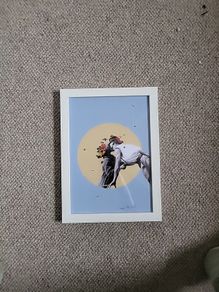 Wedding love print framed