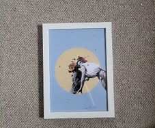 Wedding love print framed