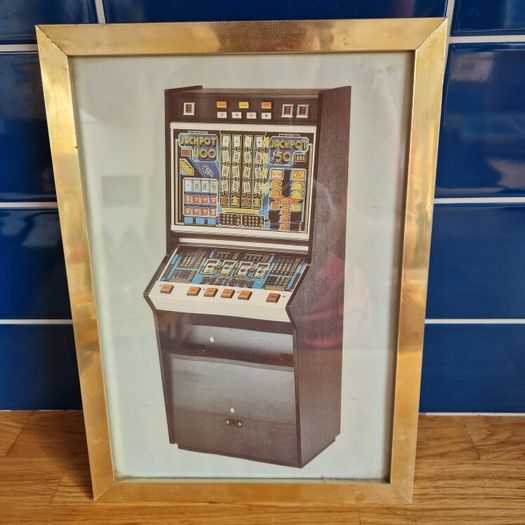 Retro Framed Arcade Prints/Posters - x 5
