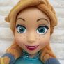 Princess Anna Frozen Just Play plush doll plastic face approx. 42 cm. NOT working Head a bit too loose Used Please look at the pictures Image 2