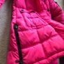 Designer DKNY pink winter parka puffer M 10/12 Image 5