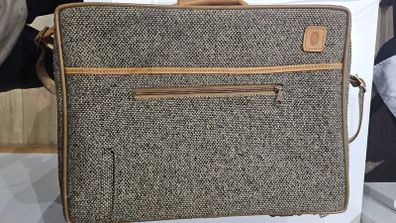 Hartmann Luggage Tweed Leather Briefcase