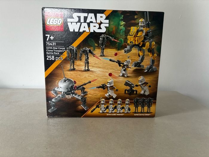 Lego Star Wars 327th star corps clone troopers battle pack set 75431 new in sealed box